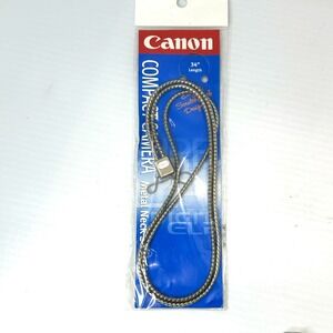 NEW Genuine Canon Compact Camera Metal Neck Strap 34" Silver Chain NIP